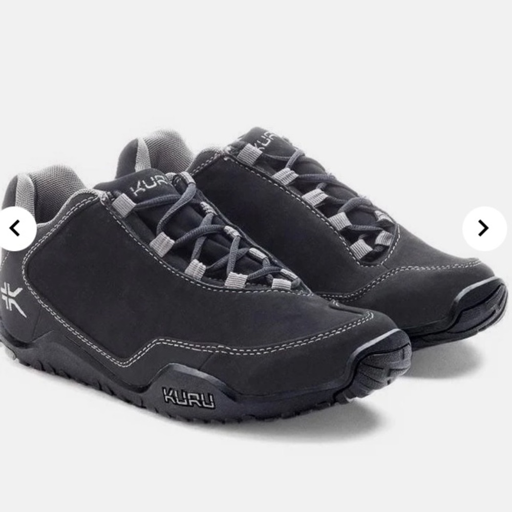 KURU CHICANE Men's Black and Gray Athletic Shoes size 8‎ Wide